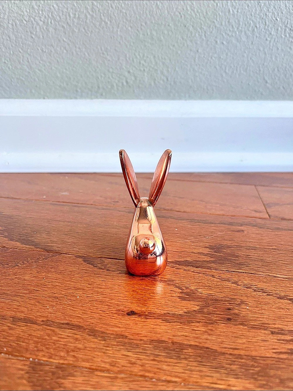 Copper-Tone Rabbit Ring Holder